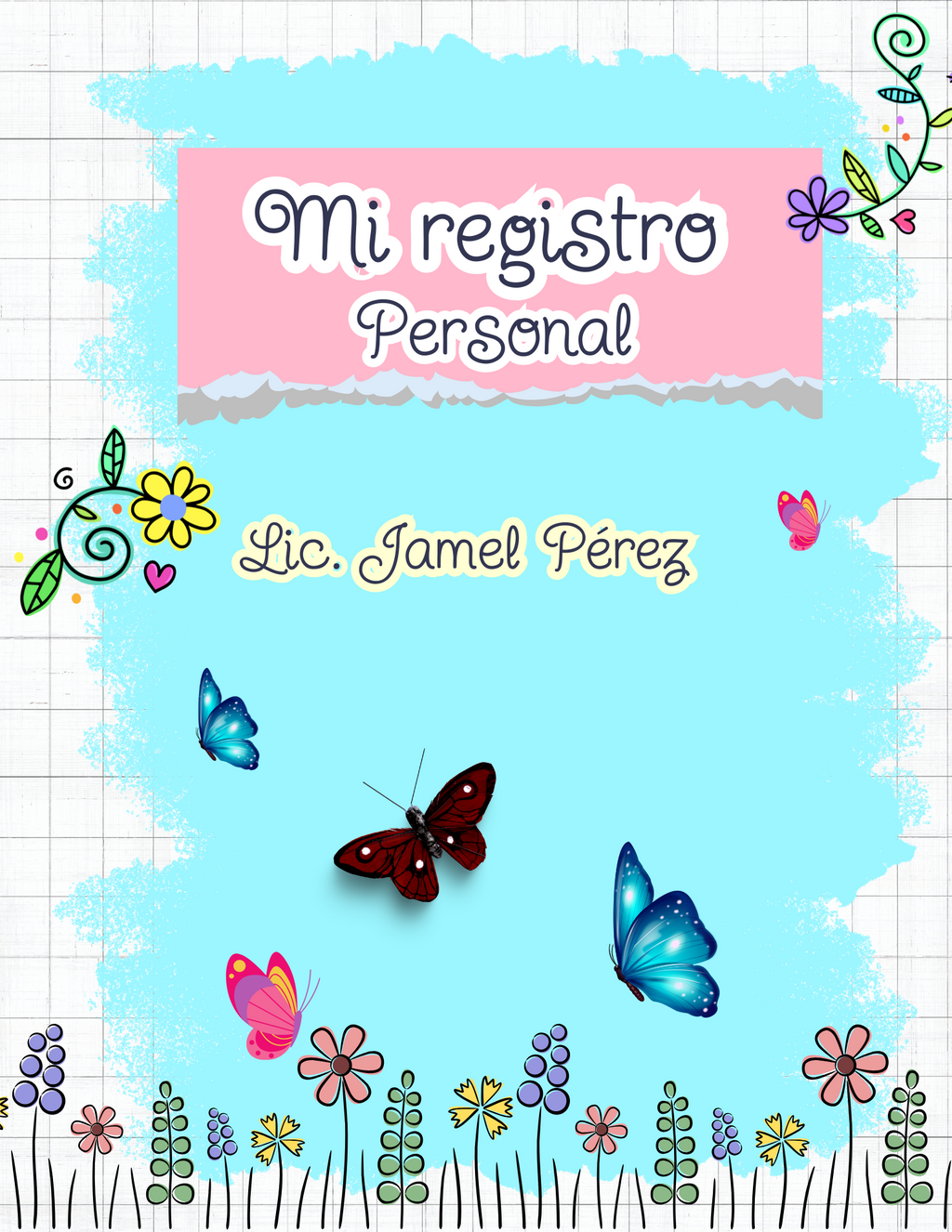 Registro personal PLÁSTICO