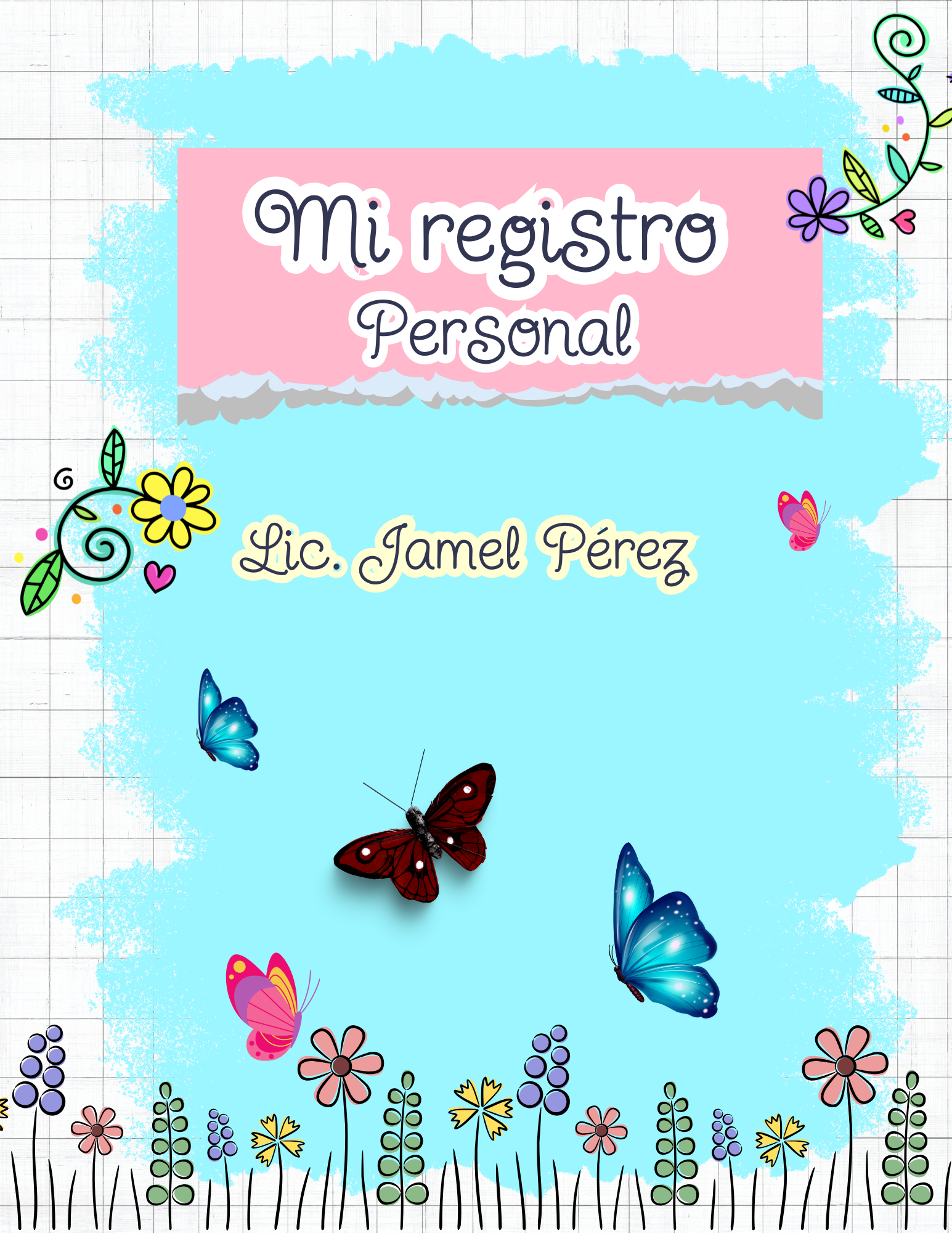 Registro personal PLÁSTICO